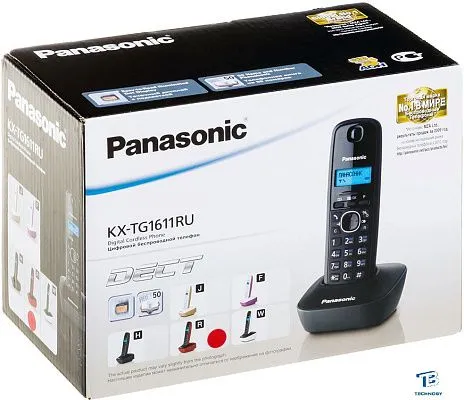 картинка Радиотелефон Panasonic KX-TG1611RUR