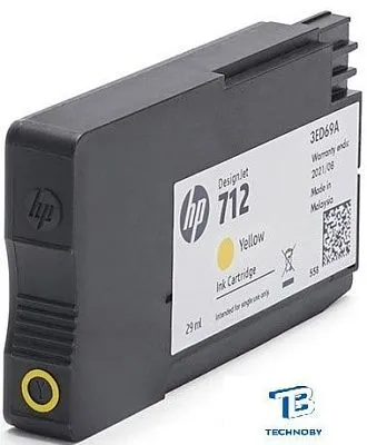 картинка Картридж HP 3ED69A 712 желтый