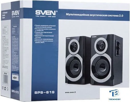 картинка Колонки Sven SPS-619 Черный