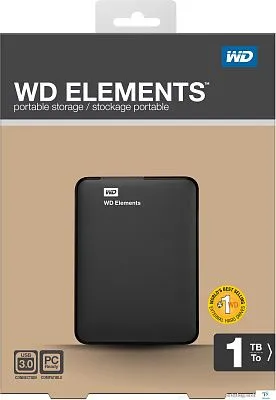 картинка Внешний ж/д WD 1TB WDBUZG0010BBK-WESN