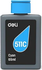 картинка Картридж Deli 511C голубой