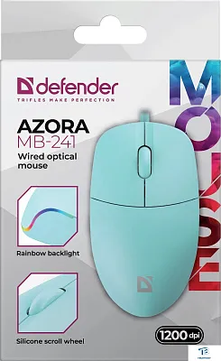 картинка Мышь Defender Azora MB-241 голубой