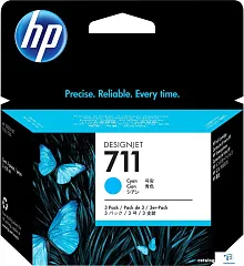 картинка Картридж HP CZ134A 711 голубой