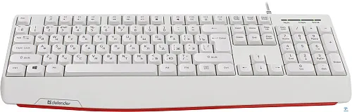 картинка Клавиатура Defender Atom HB-546 белый