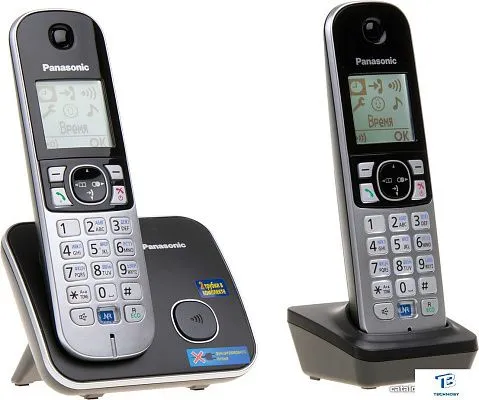 картинка Радиотелефон Panasonic KX-TG6812RUB