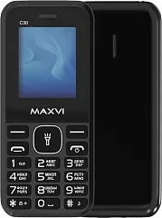 картинка Кнопочный телефон Maxvi C30 Black