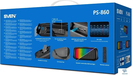 картинка Портативная колонка Sven PS-860