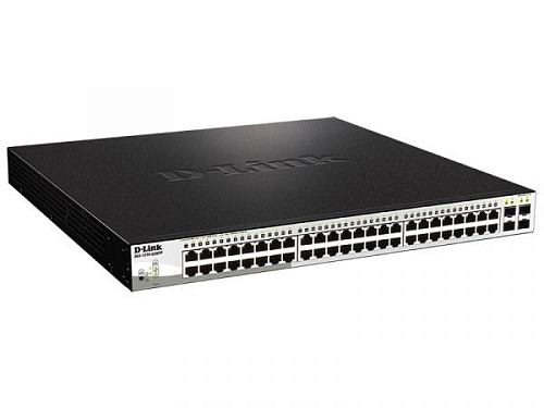 картинка Коммутатор D-Link DGS-1210-52MPP/ME/E2A