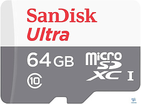 картинка Карта памяти SanDisk 64GB SDSQUNR-064G-GN3MN