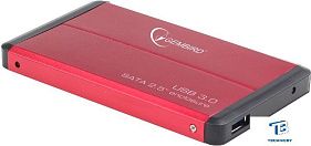 картинка Бокс для накопителей Gembird EE2-U3S-2-R
