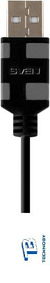 картинка Клавиатура Sven KB-S300 USB Серебристый/черный