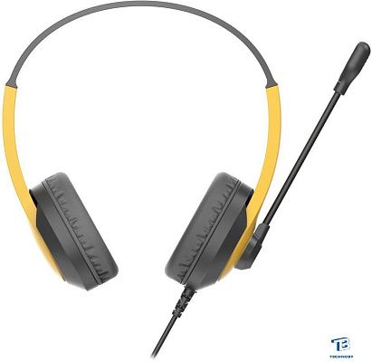 картинка Наушники A4Tech FH100U Черный/желтый
