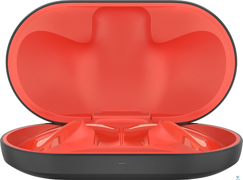 картинка Наушники Haylou PurFree Buds Черный/оранжевый