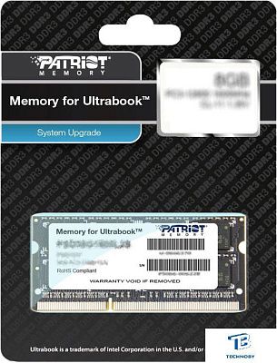 картинка ОЗУ Patriot PSD38G1600L2S