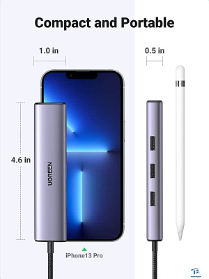 картинка USB хаб Ugreen CM475 60600
