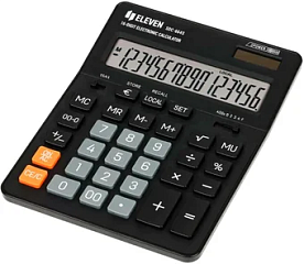 картинка Калькулятор Eleven SDC-664S черный