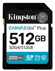картинка Карта памяти Kingston SDG4/512GB