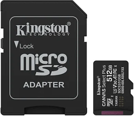 картинка Карта памяти Kingston SDCS3/512GB
