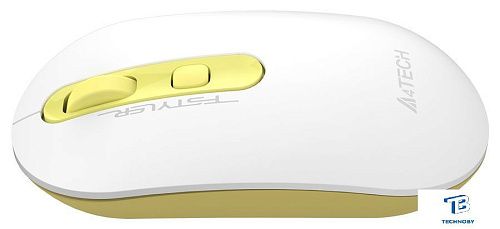картинка Мышь A4Tech Fstyler FG20 Белый/золотистый