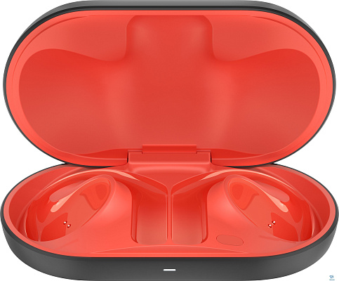 картинка Наушники Haylou PurFree Buds Черный/оранжевый