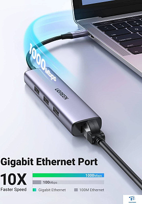 картинка USB хаб Ugreen CM475 60600