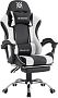 картинка Кресло Defender Tios 64055 Черный/Белый - превью 1