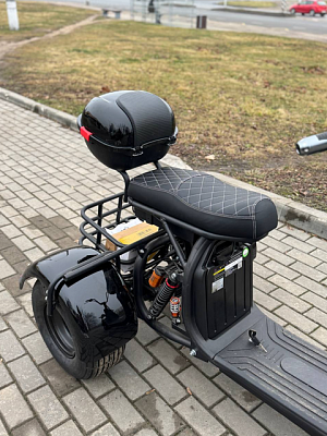 картинка Электроскутер Terax City Trike X2 Черный