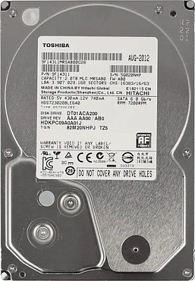 картинка Жесткий диск Toshiba 2TB DT01ACA200