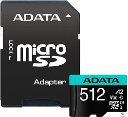 картинка Карта памяти A-Data 512GB AUSDX512GUI3V30SA2-RA1