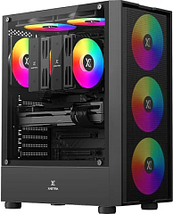 картинка Корпус XASTRA A301 4FRGB Black