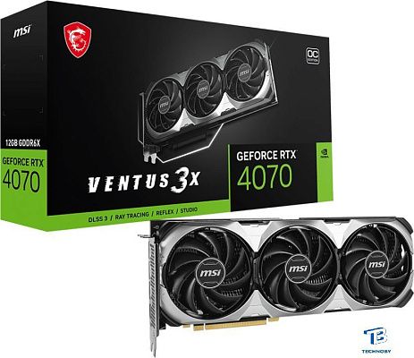 картинка Видеокарта MSI RTX 4070 VENTUS 3X E 12G OC
