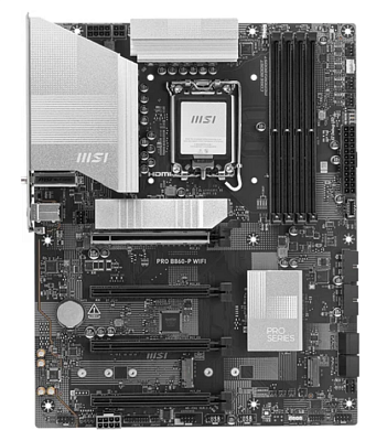 картинка Материнская плата MSI PRO B860-P WiFi