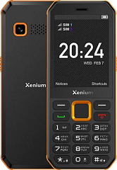 картинка Кнопочный телефон Xenium X300 Orange/Black