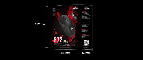 картинка Мышь A4Tech Bloody R72 Ultra черный