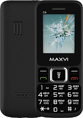картинка Кнопочный телефон Maxvi C3i Black