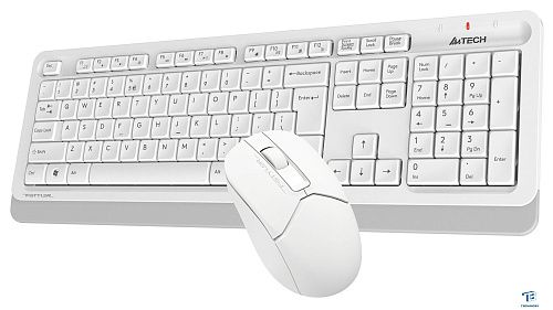 картинка Набор (Клавиатура+мышь) A4Tech Fstyler FG1012 белый
