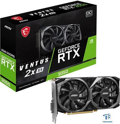 картинка Видеокарта MSI RTX 3050 VENTUS 2X XS 8G OC