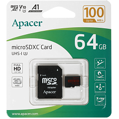 картинка Карта памяти Apacer AP64GMCSX10UB-R