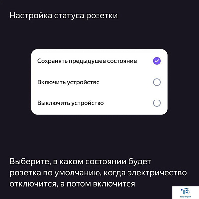 картинка Умная розетка Яндекс YNDX-00540WHT белый