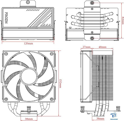 картинка Кулер ID-Cooling FROZN A410 ARGB