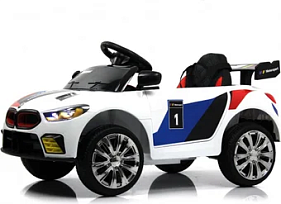 картинка Детский автомобиль RiverToys F444FF белый