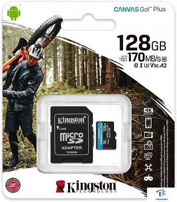 картинка Карта памяти Kingston SDCG3/128GB