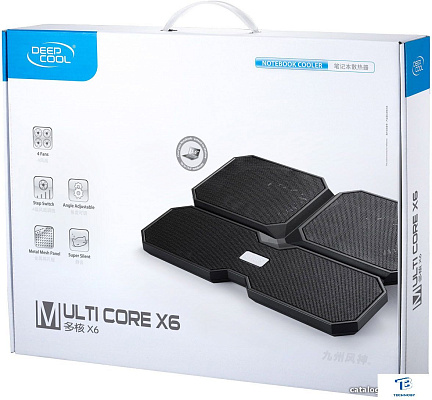 картинка Подставка для ноутбука Deepcool Multi Core X6