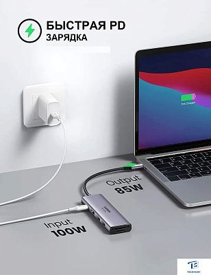 картинка USB хаб Ugreen CM511 60384