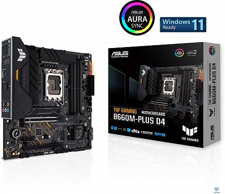 картинка Материнская плата Asus TUF GAMING B660M-PLUS D4