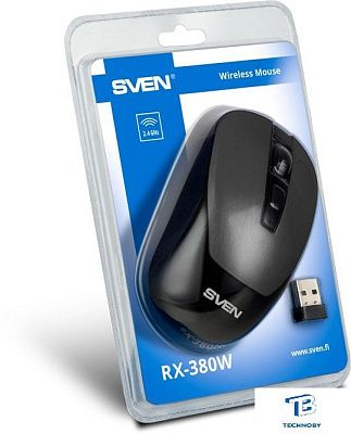 картинка Мышь Sven RX-380W серый металлик