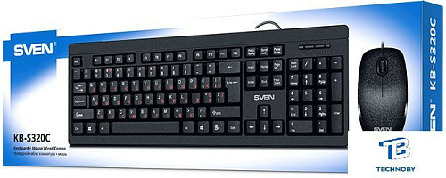 картинка Набор (Клавиатура+мышь) Sven KB-S320C