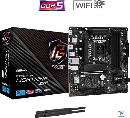 картинка Материнская плата ASRock B760M PG Lightning (Wi-Fi)