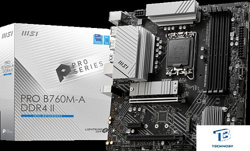 картинка Материнская плата MSI PRO B760M-A DDR4 II