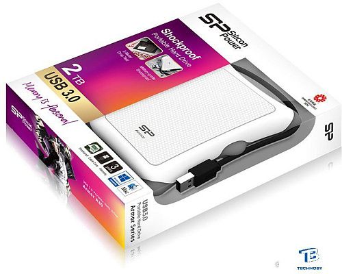 картинка Внешний ж/д Silicon Power 2TB SP020TBPHDA30S3W